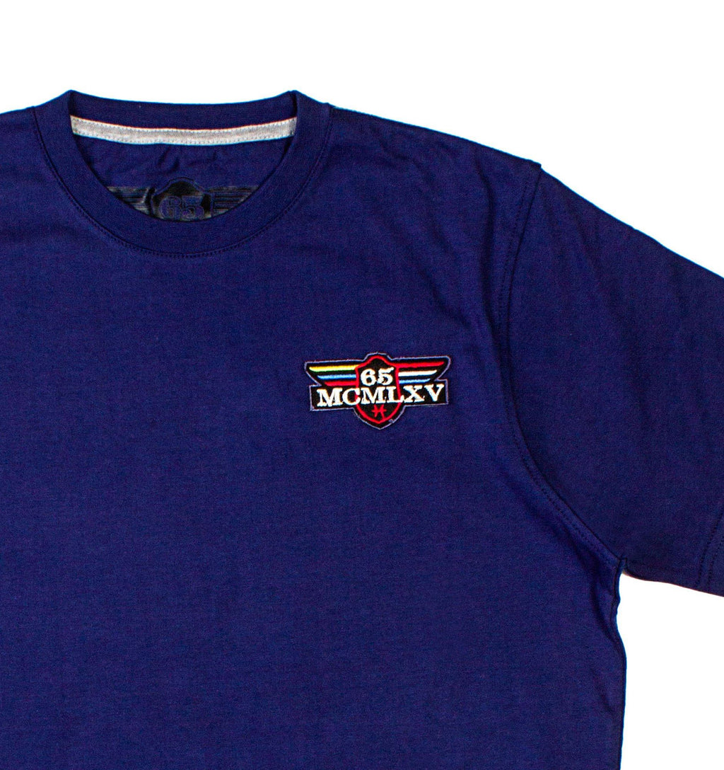 65 McMlxv Men's Vintage Logo Graphic T-Shirt in Navy