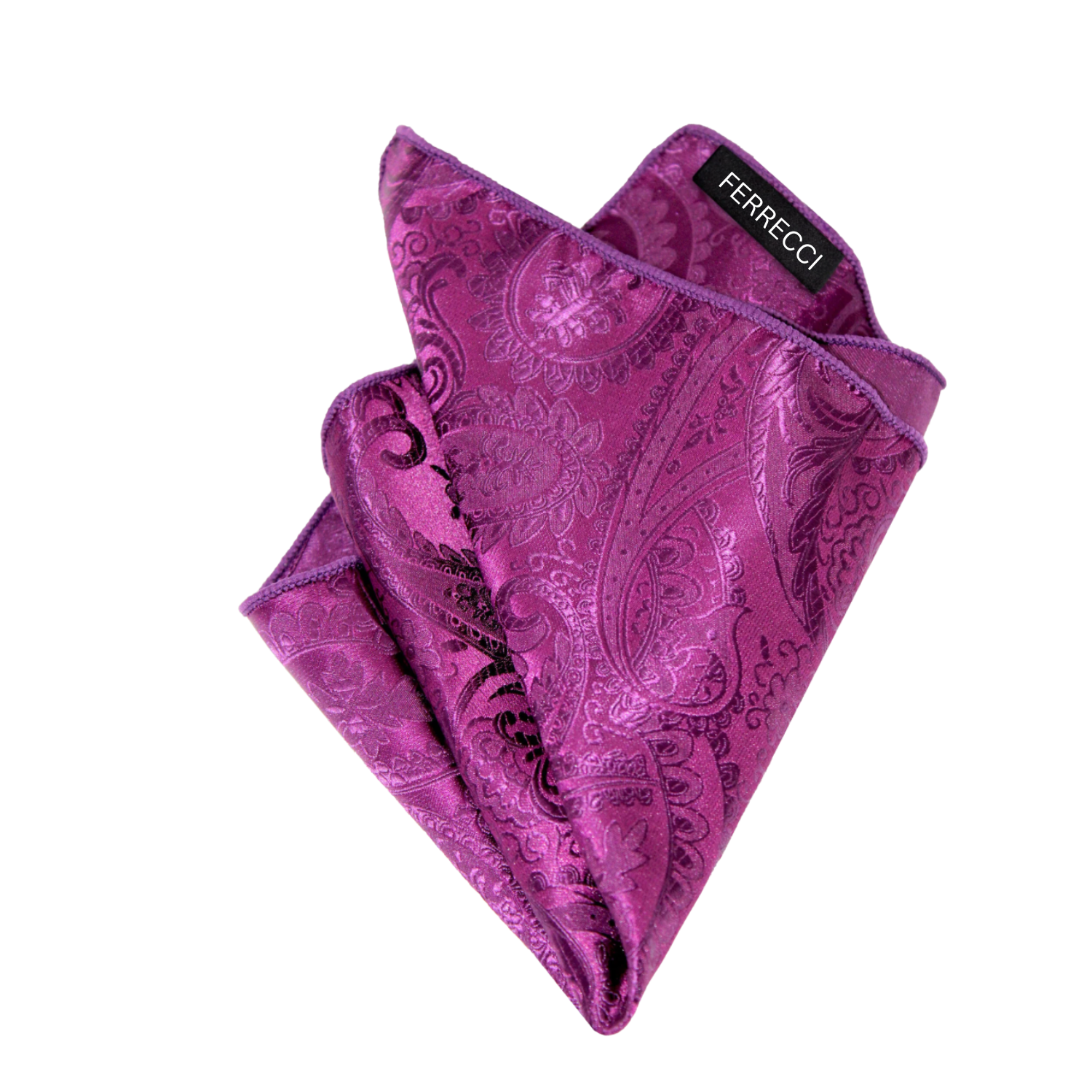 Ferrecci Mens Red/Black Paisley Wedding Prom Grad Choir Band 4pc Vest Set