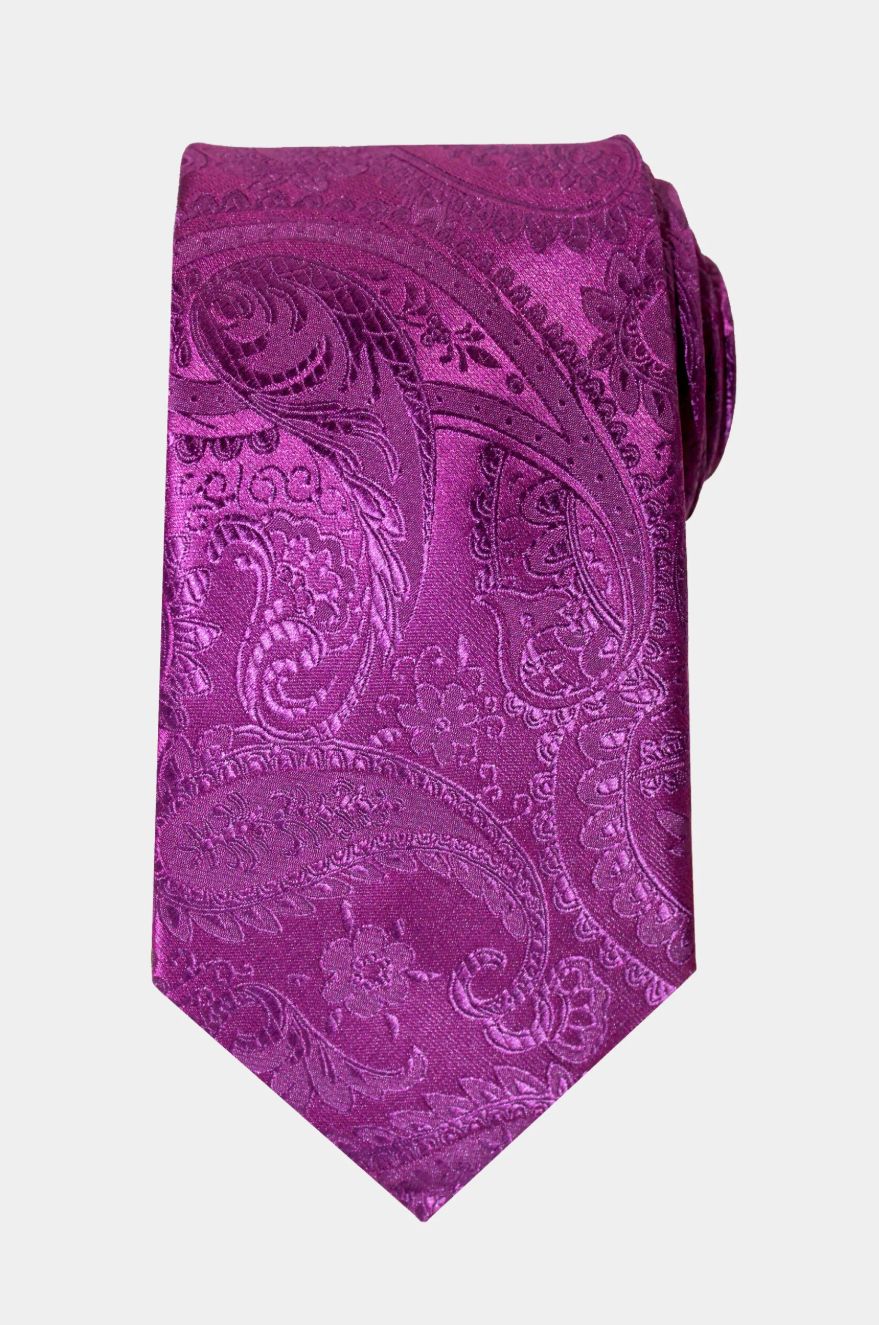 Ferrecci Mens Red/Black Paisley Wedding Prom Grad Choir Band 4pc Vest Set